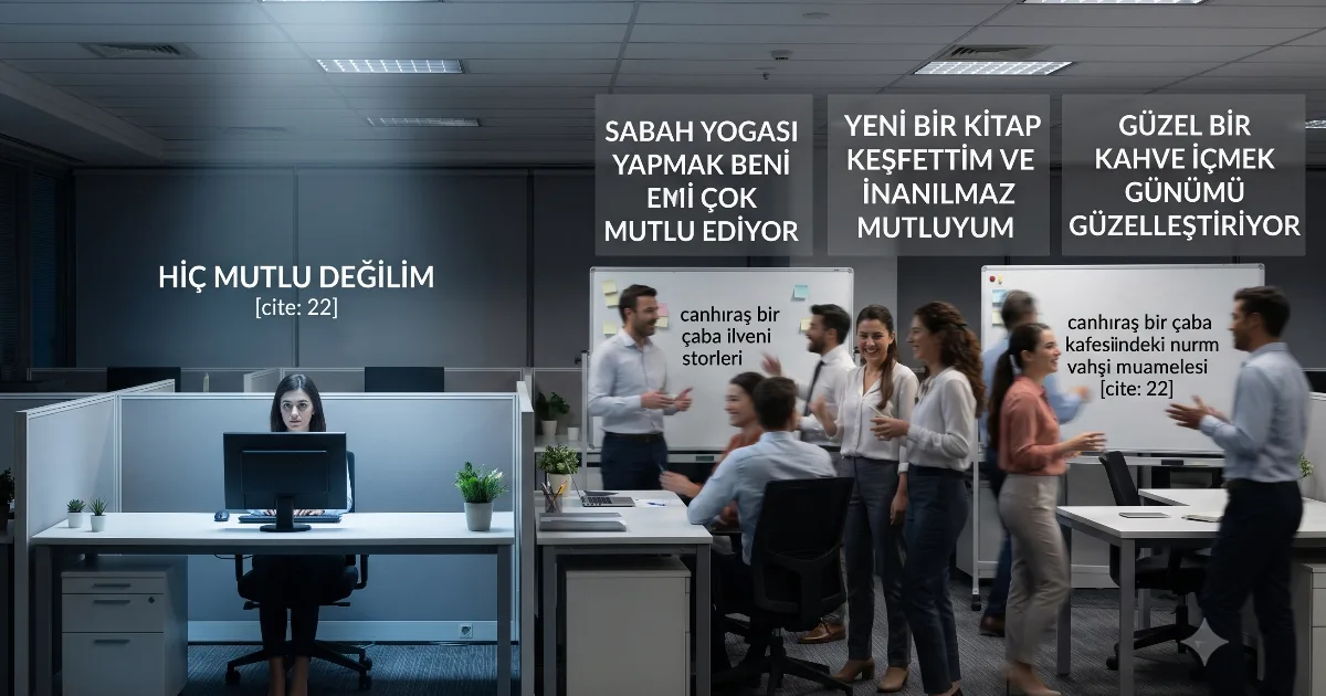 Hiç mutlu değilim