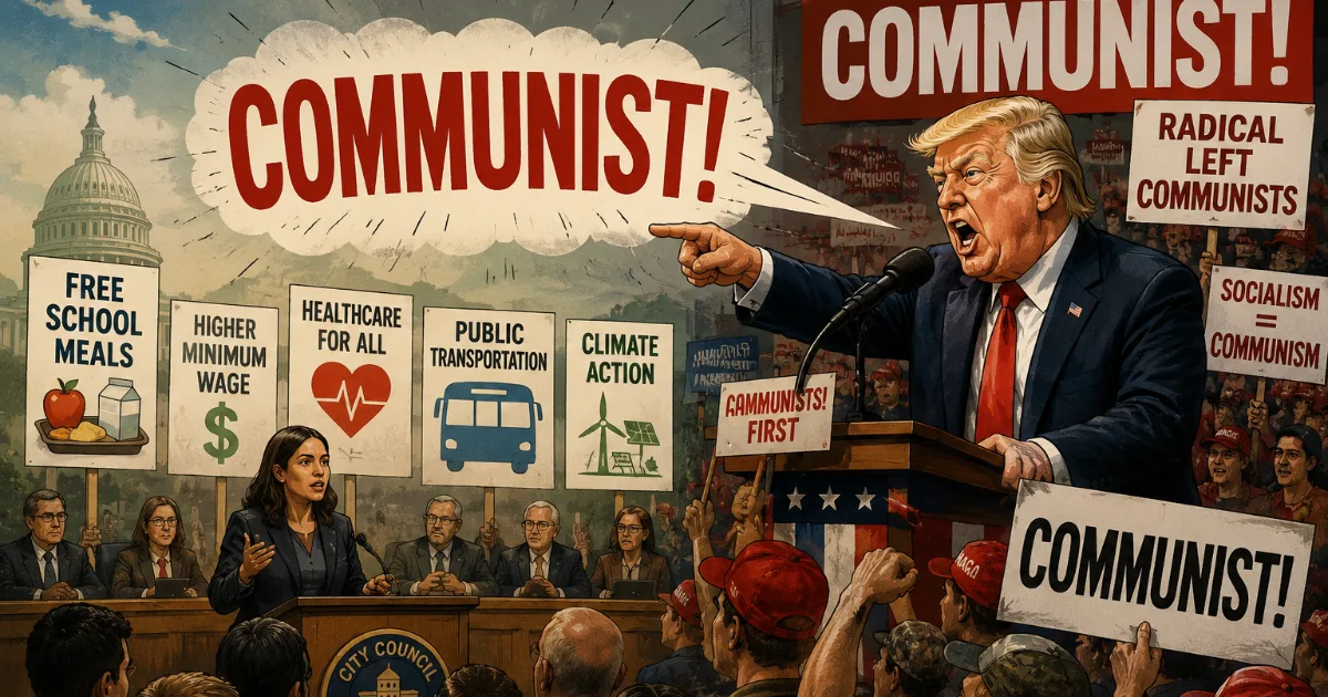 Trump için komünist olmanın en kolay yolu: Okul yemeği önermek
