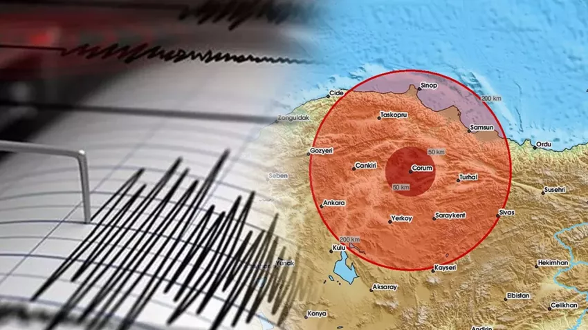 Çorum'da deprem!