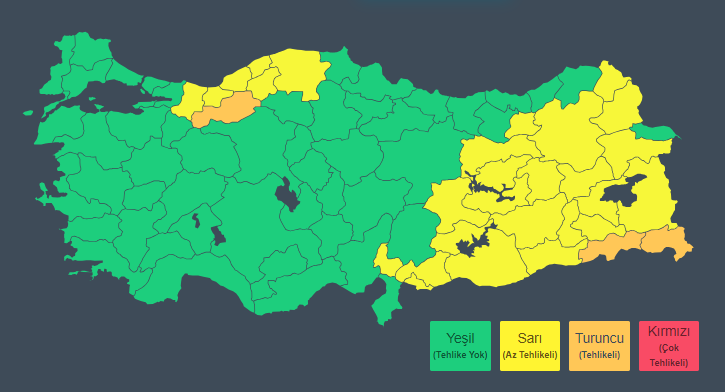 31 ile şiddetli kar yağışı uyarısı!