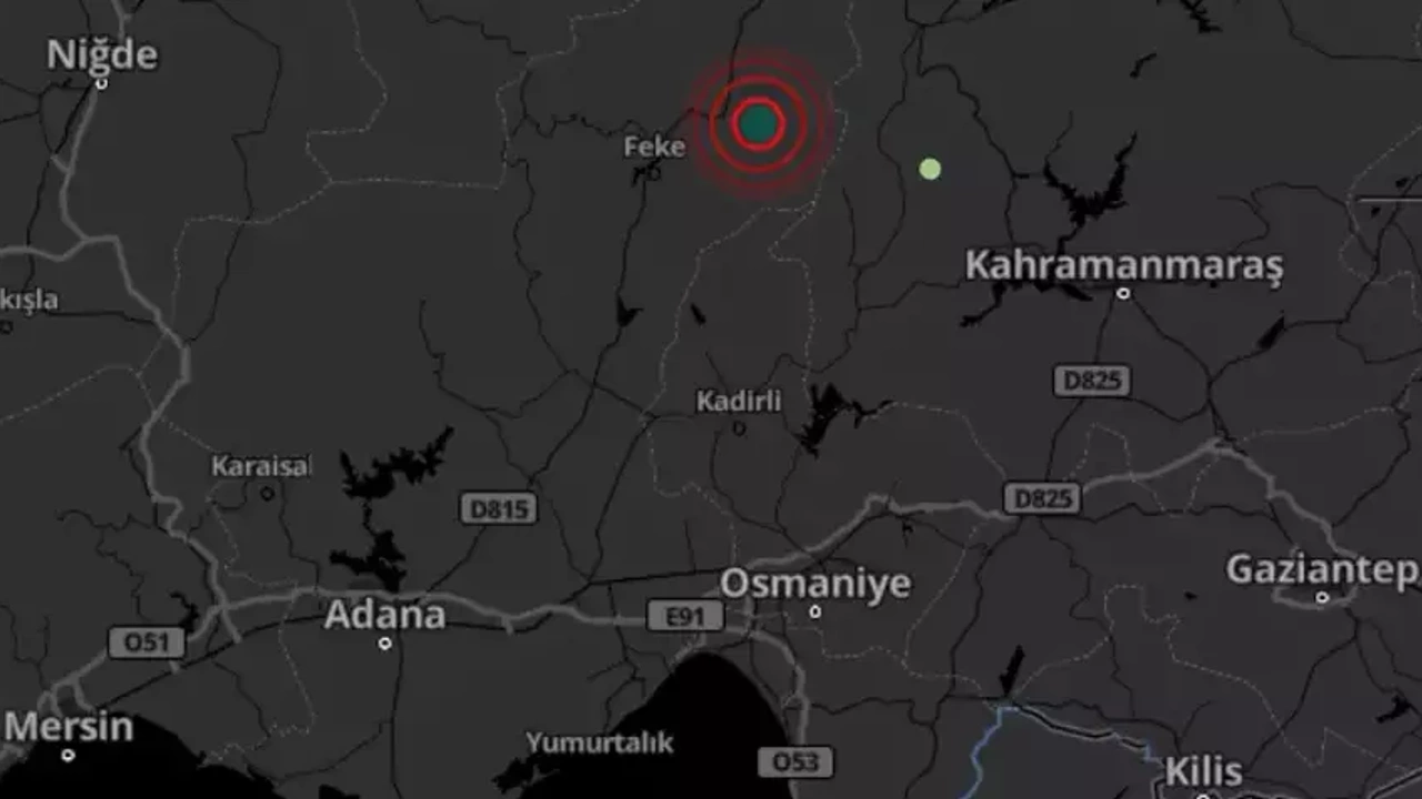 Adana'da deprem!