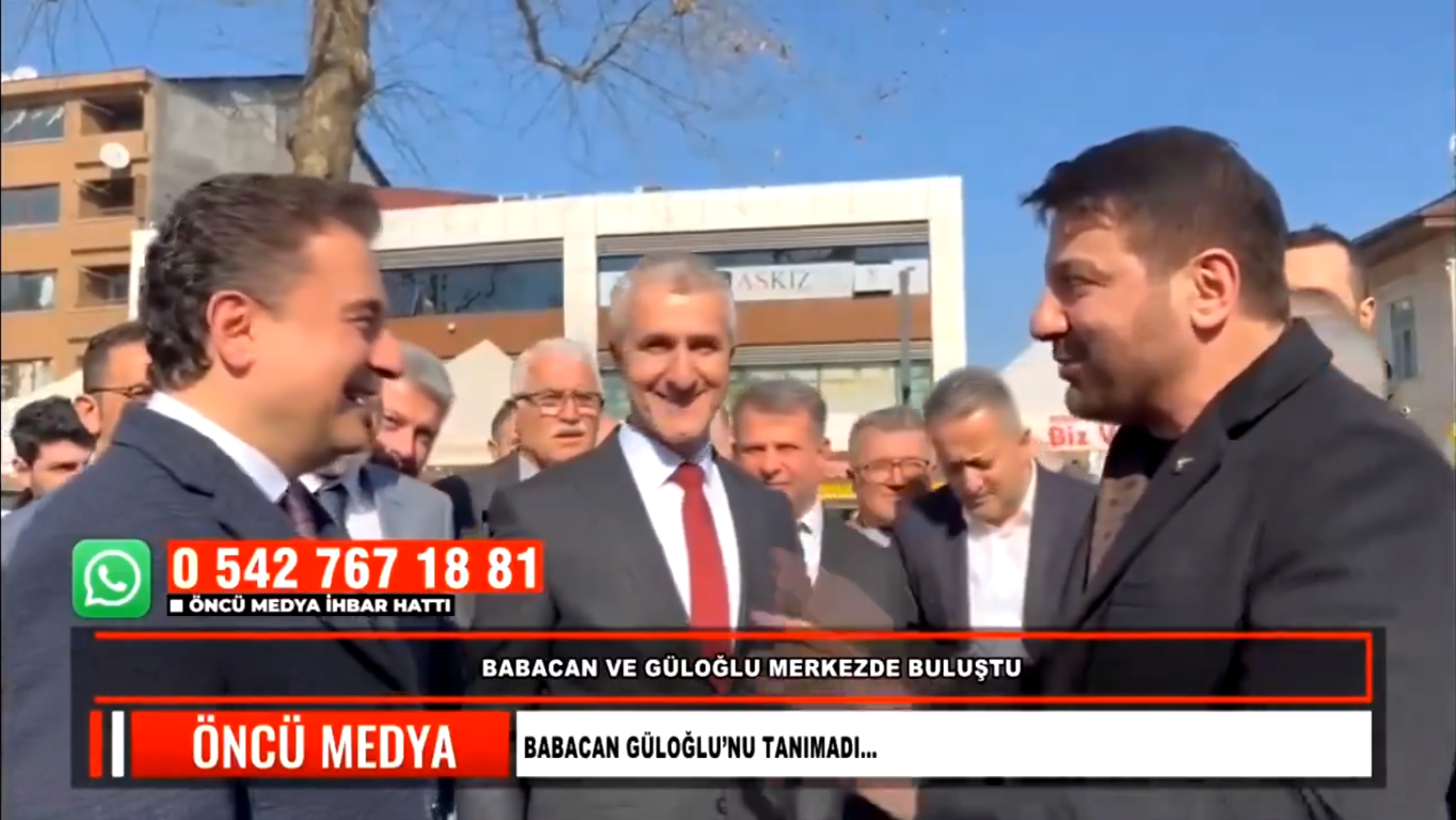 Ali Babacan, Düzce'de Davut Güloğlu’nu tanıyamadı