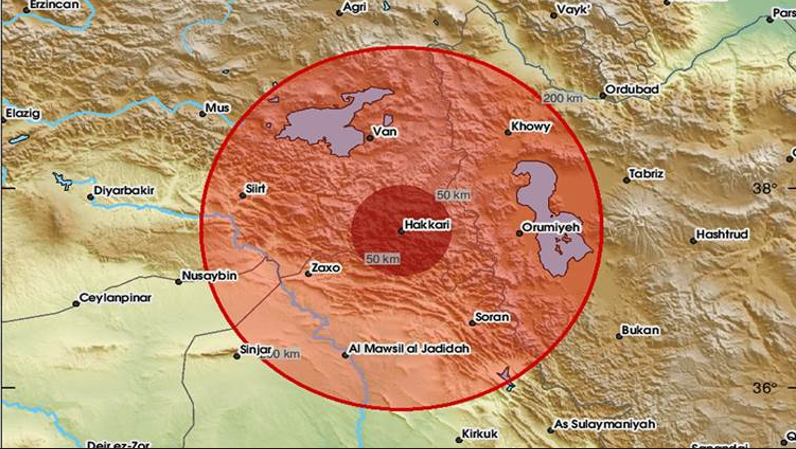 Hakkari'de deprem!