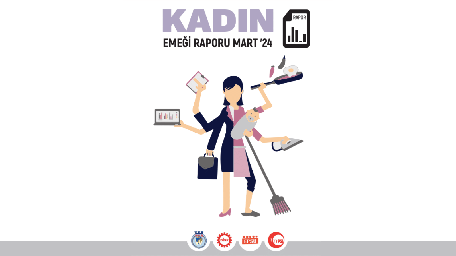 DİSK/Genel-İş "8 Mart Kadın Emeği Raporu" yayımlandı