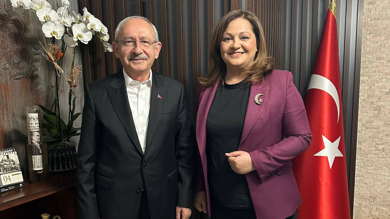 Burcu Köksal, Kemal Kılıçdaroğlu'nu ziyaret etti