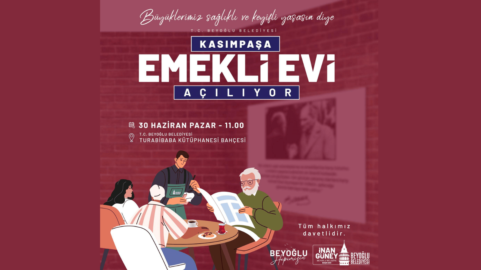 Beyoğlu Belediyesi'nin ilk "Emekli Evi" kapılarını açıyor