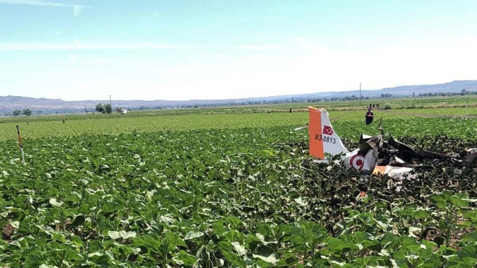 Kayseri'de askeri eğitim uçağı düştü: 2 pilot şehit oldu