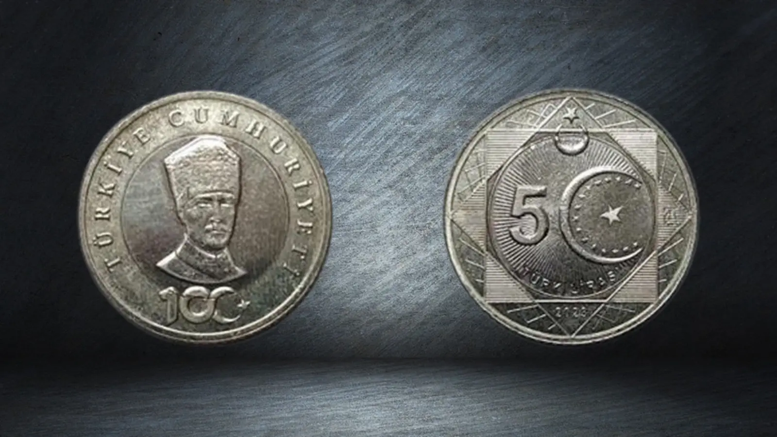 5 lira değerindeki madeni para tedavüle çıkıyor