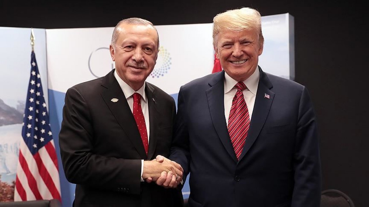 Erdoğan, Trump ile görüştü