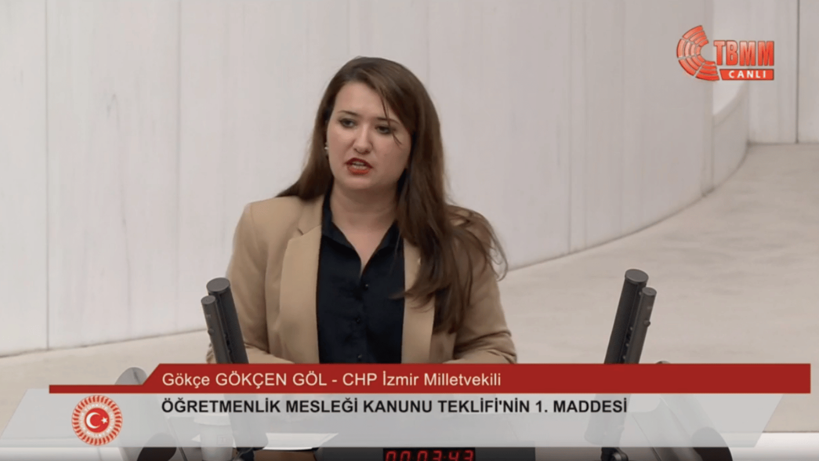 Gökçe Gökçen: "Eğitim, kanunla düzenlenmesi gereken bir alandır"