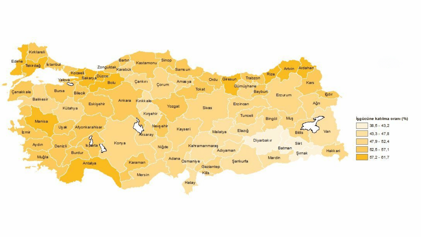 TÜİK: Yüzde 9,4, işsizlik oranı en yüksek il Hakkari