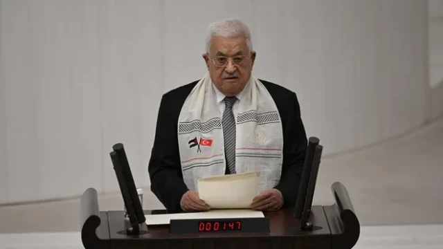 Mahmud Abbas TBMM'de konuştu: Gazze'ye gideceğim