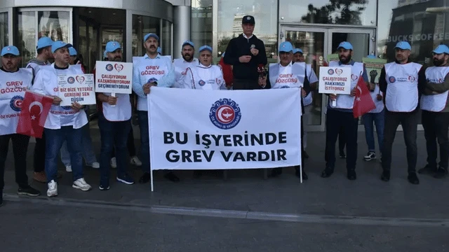 Sarar giyimdeki grev İstanbul’da