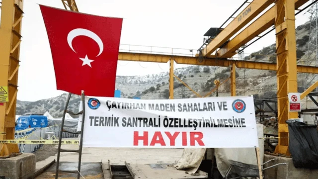 Çayırhan Termik Santrali işçilerinin yeraltındaki eylemi 10'uncu günde sona erdi