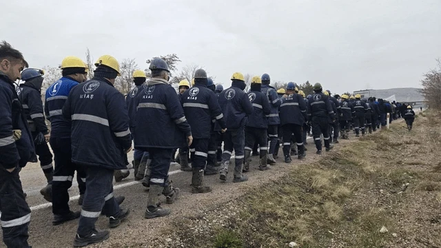 Çayırhan Termik Santrali madencileri, Hazine ve Maliye Bakanlığı'na yürüyor