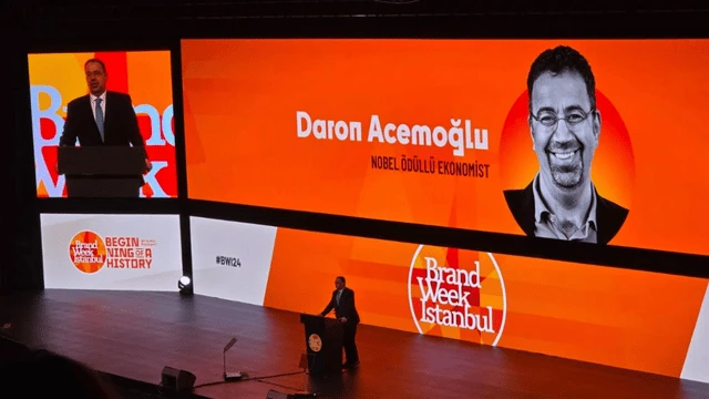 Daron Acemoğlu Brand Week Istanbul sahnesindeydi