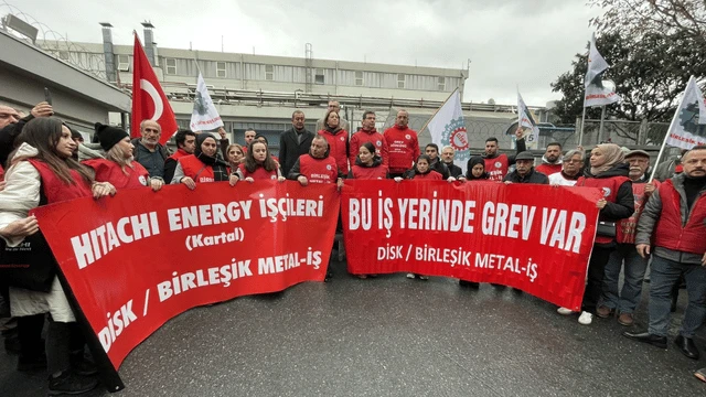 Metal işçileri Hitachi'de grevi başlattı