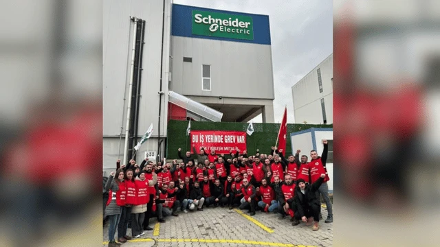 Schneider Elektrik ve Grid Solutions metal işçileri greve başladı