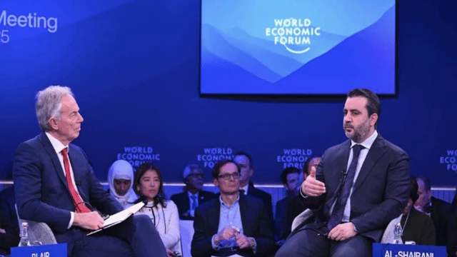 Suriye'deki yeni yönetimin Dışişleri Bakanı Esad Hasan Şeybani, Davos Zirvesi'ne katıldı