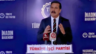 TİP Genel Başkanı Erkan Baş: Saray’ın ejder meyveli bütçesi büyüdükçe boğazımıza girecek ekmek azalıyor