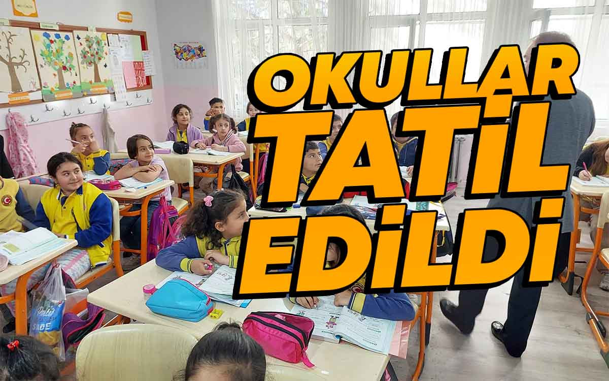 Erdoğan dün gece yarısına doğru açıkladı: Bugün okullar tatil!