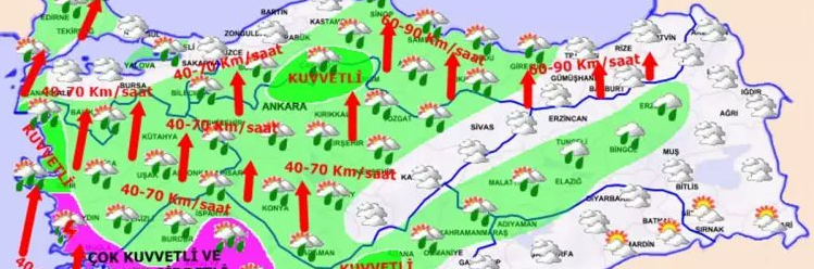 Ankara Valiliği’nden “tam fırtına” uyarısı