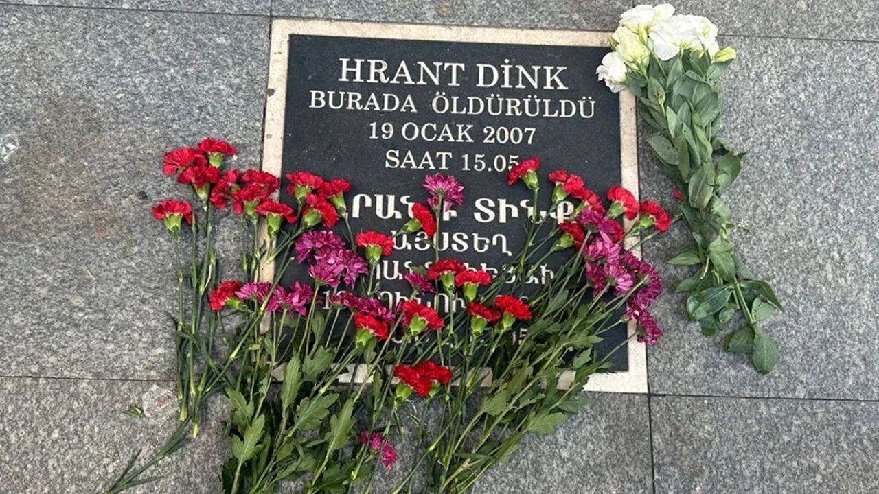 Hrant katledildiği yerde anıldı!