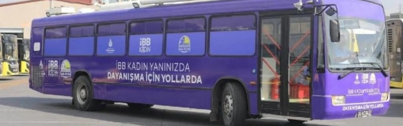 İBB’nin mor otobüsü mağdurların ayağına gidiyor