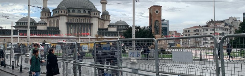 Valilikten feminist eyleme önlem: Taksim Meydanı kapatıldı!