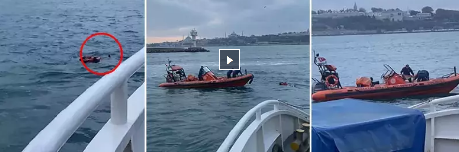 Kadıköy-Beşiktaş vapurundan düşen yolcu nasıl kurtarıldı?