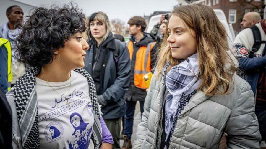 Greta’nın mikrofonu: Filistin’e destek iklim aktivizmini karıştırdı