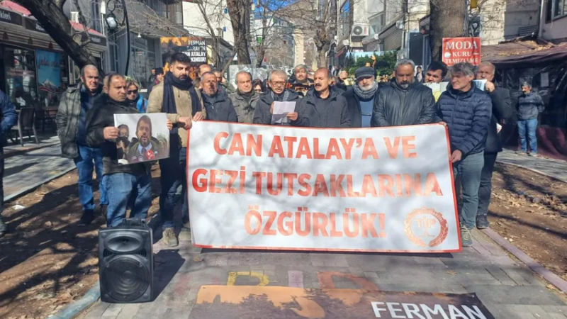 Tunceli’de Can Atalay protestosu