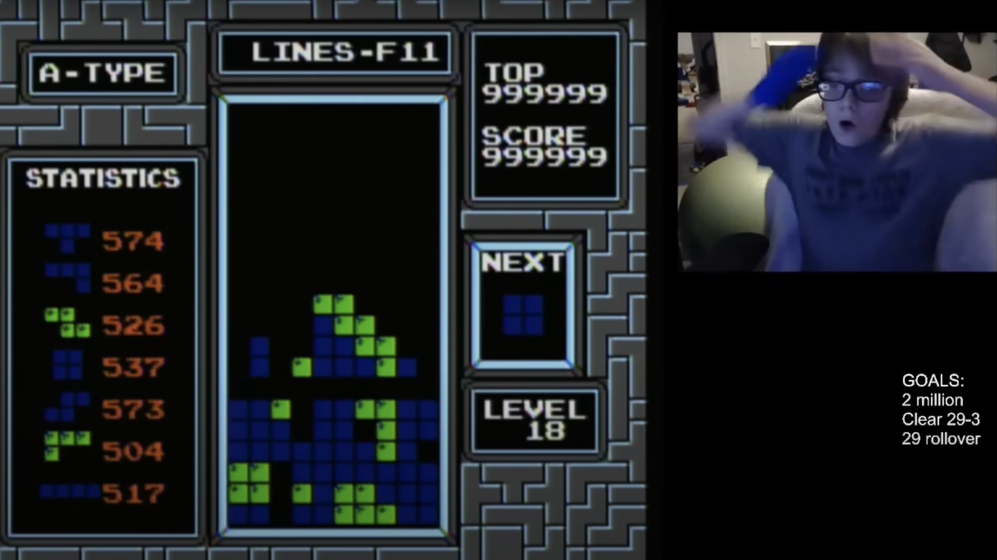 Tetris’te 35 yıl sonra gelen rekor!