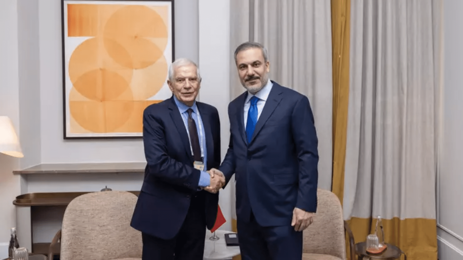 Dışişleri Bakanı Fidan, AB Yüksek Temsilcisi Borrell ile görüştü