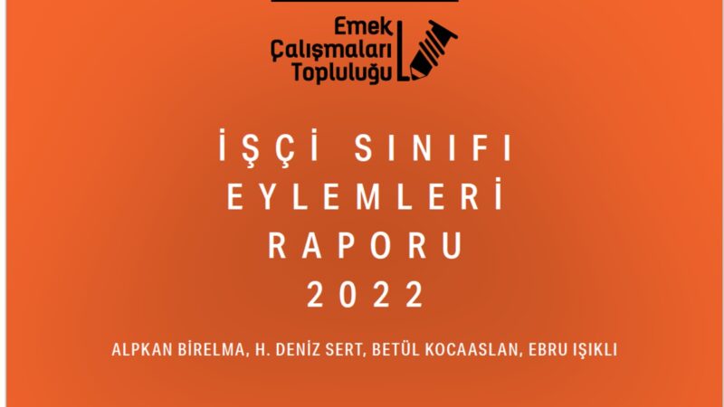 2022 yılı ‘Türkiye İşçi Sınıfı Raporu yayımlandı
