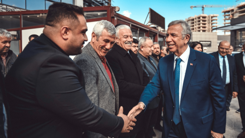 Ankara Otonomi esnafına Mansur Yavaş ziyareti