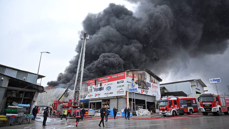 Ankara’da Demirciler Sitesi’nde yangın
