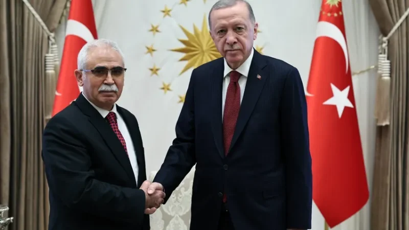 Cumhurbaşkanı Erdoğan ve AYM Başkanı Özkaya görüştü