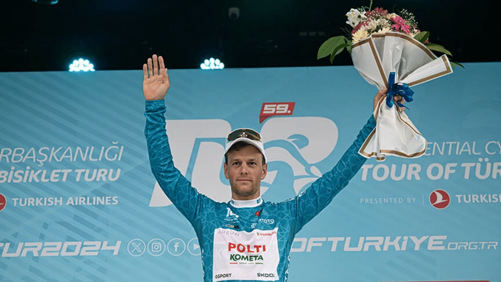 59. Cumhurbaşkanlığı Türkiye Bisiklet Turu’nun 3. etabını Lonardi kazandı