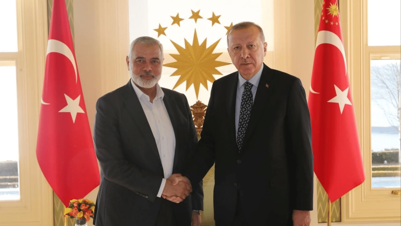 Cumhurbaşkanı Recep Tayyip Erdoğan, İsmail Haniye’yi kabul etti