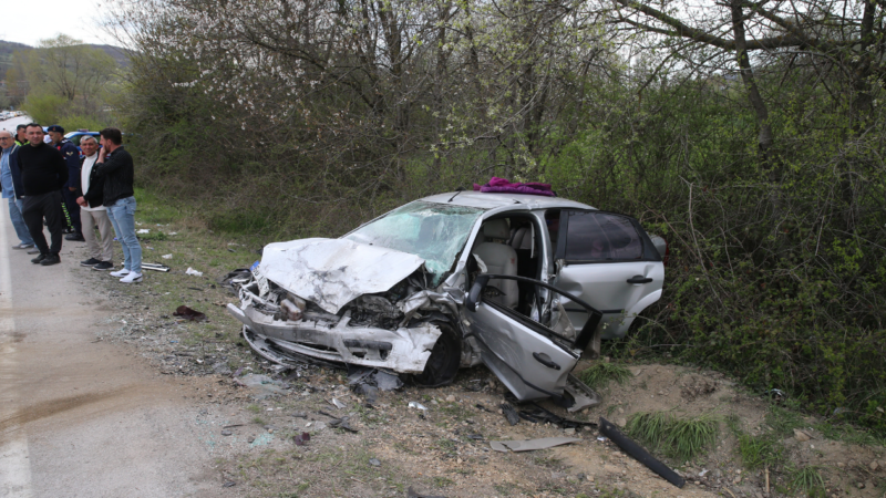 Tokat’ta kaza: 1 ölü, 8 yaralı