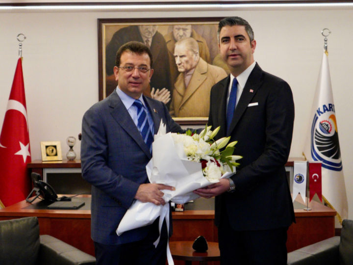 Ekrem İmamoğlu, Kartal Belediye Başkanı Gökhan Yüksel’i ziyaret etti