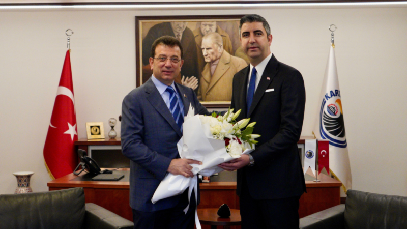 Ekrem İmamoğlu, Kartal Belediye Başkanı Gökhan Yüksel’i ziyaret etti