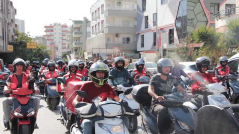Motokuryeler, Ata Emre Akman’ın öldürülmesi protesto etti