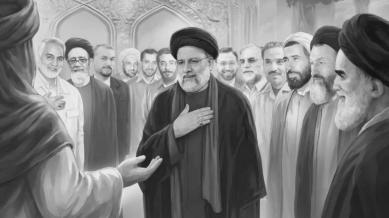 İran Cumhurbaşkanı Reisi’nin ölümü: “Cennet’te kavuşan İranlılar” görseli