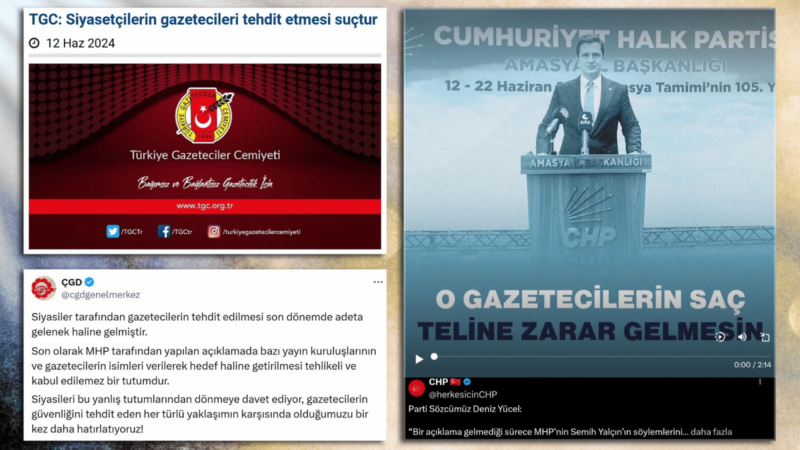 Türkiye Gazeteciler Cemiyeti kimi kınadı?