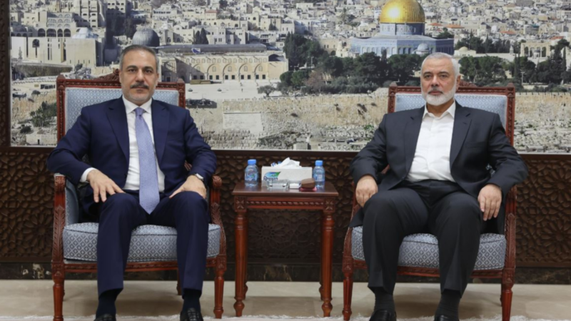 Hakan Fidan, Hamas Siyasi Büro Başkanı Haniyye ile görüştü
