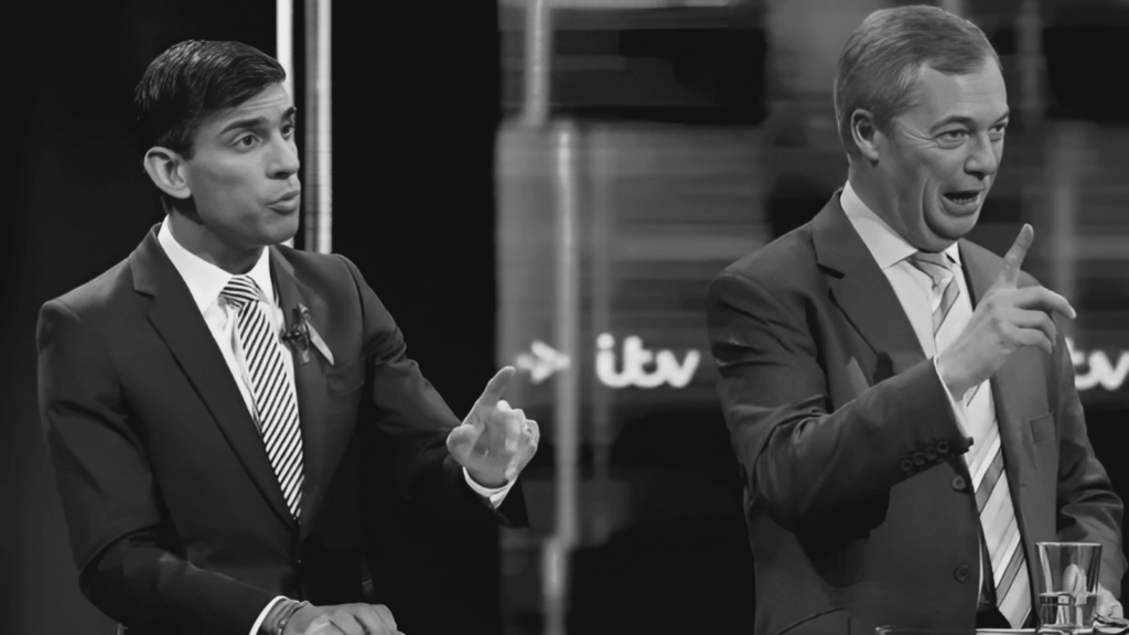 Rishi Sunak ve Nigel Farage
